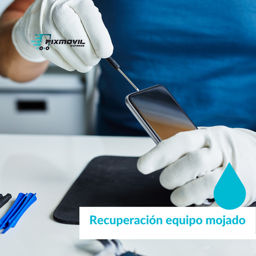 Recuperación de Móvil mojado